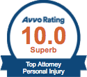 Avvo Award Railroad Injury Lawyer Icon